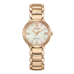 Citizen L Series Eco-Drive Mother of Pearl Dial Ladies Watch EM0929-81Y