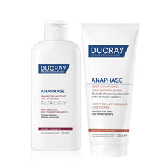 Ducray Anaphase+ Anti-Hair Loss Shampoo 200ml and Fortifying Anti-Breakage Conditioner 200ml Set (Standard Shampoo Bundle) + GloZiri Thank You Card