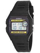 Casio Unisex Watch - F-94WA-9DG with Silver Dial and Black Strap