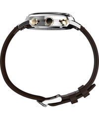 Timex Men's Chronograph Quartz Watch with Leather Strap TW2W60400