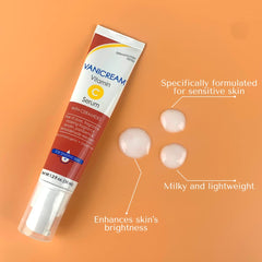 Vanicream Vitamin C Serum - Free of Dyes, Fragrance, Masking Fragrance, Lanolin, Parabens & Formaldehyde Releasers - For Sensitive Skin - 35ml