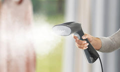 Electrolux Handheld Garment Steamer 1200W, Portable Steamer with Pistol Steam Trigger, 3m Cord Length, Steam Shot 20gm, Travel Iron Ideal for Blazers & Abayas, ExtraHygiene, Executive Grey, E6GS112EG