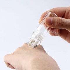 KASTWAVE Hydra Needle Roller, Derma Roller Titanium Microneedling Make Skin Bright And White Restore Skin Elasticity with 0.50Mm
