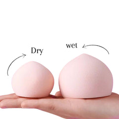 girlie stuffs Marshmallow Complexion Sponge – Pack of 4 – Ultra-Soft Makeup Sponges for Flawless Foundation Application, Blending, and Contouring – Versatile Beauty Blender Set