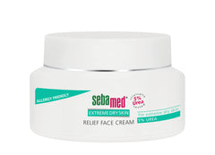 SEBAMED Extreme Dry Skin Relief Face Cream 5% Urea Highly Effective, Dermatologically Tested Moisturizer - 50ml