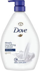 Dove Shower Bath | Moisturising Body Wash 1000ml | Deeply Nourishing Body Wash | With Integrated Pump (1 Piece)