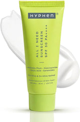 Hyphen All I Need Sunscreen SPF50 PA++++ | Brightens with Niacinamide, Kojic Acid, Vit C Rich Kakadu Plum | Lightweight Non-Greasy UVA/B Protection | Oily, Dry, All Skin Types | For Women & Men -30ml