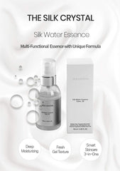 THE SILK CRYSTAL WATER ESSENCE | | All-in-One Multi-functional Essence, Non-Greasy Facial Lotion, Toner, and Essence with Deep Moisturizing, Premium Korean Skincare, (3.38 FL.OZ)