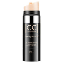 Fawoonu CC Facial Cream Color Correcting Cream Moisturizing Long Lasting Concealer Hydrating Liquid Foundation Makeup Cosmetics