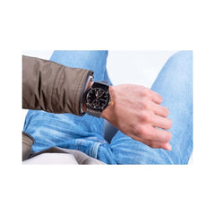 Guess Mens 26.8 mm Jet Black Dial Silicone Analog Watch - GW0491G1