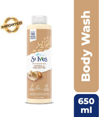 ST. Ives St Oatmeal & Shea Butter Body Wash | Moisturizing Body Wash for Sensitive and Dry Skin | 22 Fl. Oz.