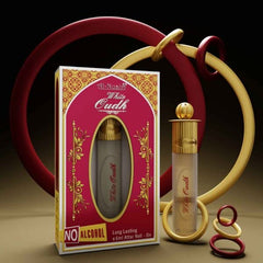 Al Nuaim Silver Series | White Oudh Alcohol Free Attar For Men - 6ml | Precious Oudh Blend | Aromatic Sensation |Long-Lasting Fragrance