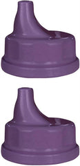 Lifefactory Glass Baby Bottle 9oz and 2 Transitioning Sippy Caps (Grape)