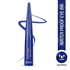Insight Cosmetics Waterproof Eye Ink| Quick Drying| Waterpoof| Super Pigmented, 6.5gm(Blue)