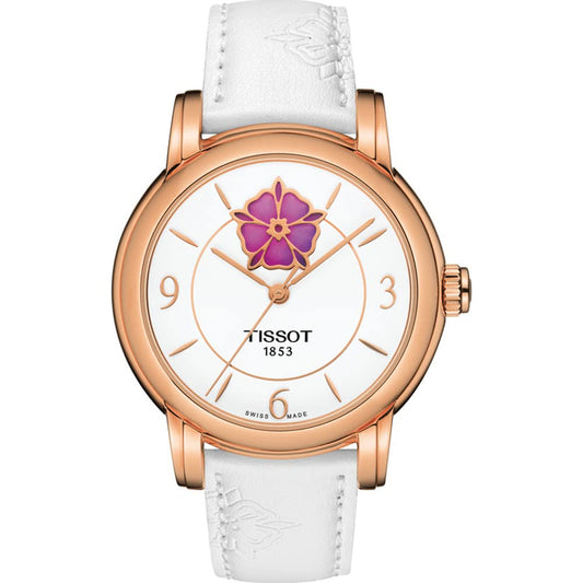 Tissot Lady Heart Automatic White Dial Ladies Watch T050.207.37.017.05