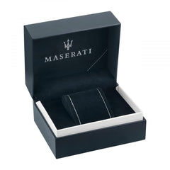 Maserati Men's Watch, TRAGUARDO Collection, Made of Steel - R8873612014 - Silver/Blue