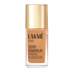 LAKMÉ 9To5 Primer + Matte Perfect Cover Foundation, W320 Warm Caramel, 25 ml
