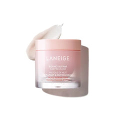 LANEIGE Bouncy and Firm Sleeping Mask Revitalize, Smooth, Peony & Collagen Complex, Barrier-Boosting Hydration
