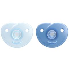 AVENT Philips Soothie Heart Soothie Soother Designed for the Natural Contours of the Child's Face, Made of Medical Silicone, Pack of 2, SCF099/21