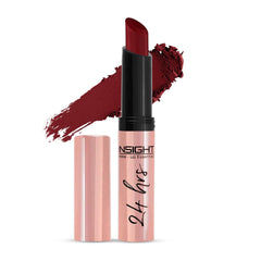 Insight Cosmetics 24 Hrs Non Transfer Matte Lipstick |Matte Finish | Transferproof For 24Hrs | Pigmented Smudge-proof Lipstick | Water-Proof | Toxic Free & Vegan | 4- Forget Me