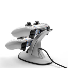 SKEIDO Controller Charger Dock for PS5 Dual Charging Stand Station Cradle Compatible with Sony Playstation 5 PS5 Controller Gamepad Joystick