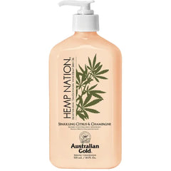 Australian Gold Hemp Nation Sparkling Citrus and Champagne Tan Extender Lotion 535ml