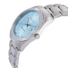 Mathey-Tissot Mathy Orient Quartz Blue Dial Men's Watch H450APSK - Silver-tone
