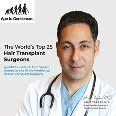 GroMD Doctor-Developed Hair Growth Stimulating Shampoo & Conditioner, 10 oz, DHT Blocking Patented Ingredients, Capixyl, Hairgenyl, Argan Oil, Biotin, Daily Use for Men & Women