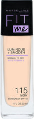 Maybelline Fit Me Liquid Foundation, 30 ml - 115 Ivory