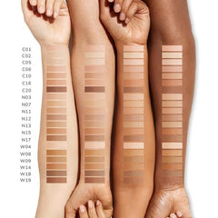 FARMASi Vfx Pro Foundation, Full Coverage Liquid Cream, Lightweight Long Lasting Coverage, Breathable Skin Moisturizer with Color True Matte Blending, Face Makeup, 1 fl. oz / 30 ml - Warm Medium 18