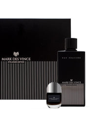 Mark Des Vince Stranger Edition Eau De Parfum Gift Set For Men EDP 100ML + Eau Fraiche 200ML + Concentrated Perfume 15ML (Pack of 3)