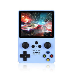 QuantumG - R35S Retro Handheld Game Console with 3.5 Inch IPS HD Display, Linux System, 64GB Inbuilt Games โ Compact Pocket Video Game (Blue)