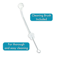 Straw Cup Conversion Kit for Philips Avent Anti-Colic Baby Bottle | 2-Count | with Weighted Any Angle Straw, Bottle Handles and Straw Cleaning Brush | BPA-Free | Spill-Proof (Straw Kit)
