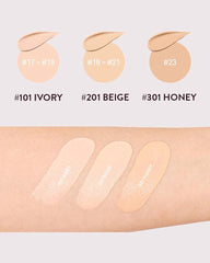 Moonshot Micro Glassyfit Cushion with SPF50+, PA++++ - #101 Ivory