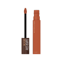 maybelline new york Maybelline SuperStay Matte Ink Liquid Lipstick, Long-lasting Matte Finish Liquid Lip Makeup, Coffee Edition, Highly Pigmented Colour, Caramel Collector, 5ml