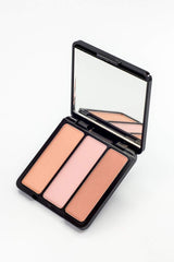 Blush Trio Blush Palette Everyday Natural Looking Long Lasting Makeup Vitamin E Skincare- Sweet Cheeks