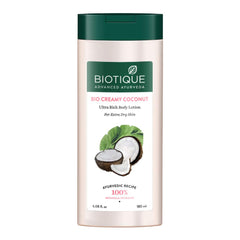 Biotique Bio Creamy Coconut Ultra-Rich Body Lotion For Extra Dry Skin - 180ml