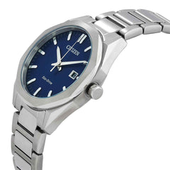 Citizen Men's Analogue Eco-Drive Watch with Stainless Steel Strap BM7620-83L, Silver, Modern