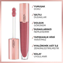 L'Oréal Paris Rouge Signature Brilliant Plump Lip Gloss #404-Assert