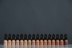 Glam Air Brush Foundation Makeup"long Lasting" Flawless, Beautiful, Natural Looking Skin with Glam Air (SUNSET TAN M9)