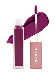 SUGAR Cosmetics - Mettle - Liquid Lipstick - 02 Vega (Deep Fuchsia) - 7 gms - Creamy, Lightweight Lipstick, Lasts Up to 14 hours