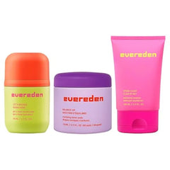 Evereden Pre Teen Collection Triple Green Tea Steer Clear Balancing Jelly Cleanser Pre Teen Face Wash, Let's Bounce Gel Cream Face Moisturizer, & Balance Up Water Based Toner Pads for Face