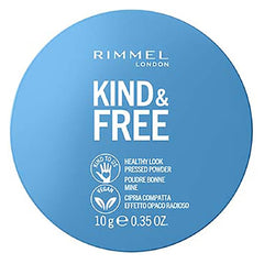 Rimmel Kind & Free Talc-Free Pressed Powder Foundation with Aloe Vera & Tapioca - Cruelty-Free & Vegan - 10g - 35oz, Shade 10 Fair