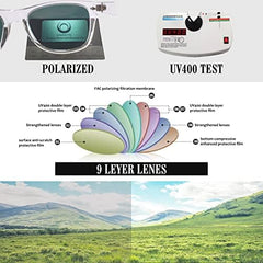 KANASTAL Polarized Sunglasses Men, Fashion Square Sun Glasses Women, Classic Shades for Womens, Driving Fishing Outdoor 100% UV400 Protection