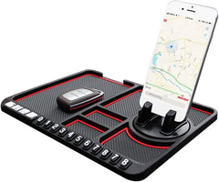 Keenso Car Dashboard Mat,Anti Slip Multifunctional Car Dashboard Mobile Phone Holder Panel Storage Pad