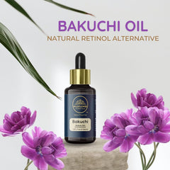 Bakuchi Oil (Babchi) Cold Pressed Pure & Natural for Skin, Hair with Glass Dropper 30ml