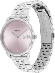 COACH WOMEN'S PINK DIAL STAINLESS STEEL BRACELET WATCH - 14504290