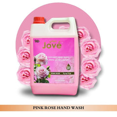 Hand Wash Pink Rose 5L | Moisturizing & Gentle Hand Cleanser | Infused with Natural Rose Extracts | Soft & Hydrated Hands | Long-Lasting Floral Fragrance | Family & Commercial Use