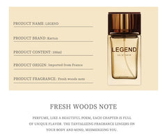 generic Kartun Eau de Parfum Set with Heart Note Scents of Lemongrass, Lavender and Rosemary, Peppermint Fragrance, Liquid Perfume