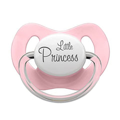 Littlemico Pacifier Soft Silicone Dummy Pacifier for 0-6 Months, Baby Pacifiers, Best Pacifier for Breastfed Babies, Teat, Orthodontic Nipple, BPA-Free Silicone Binkies, 1-Count, Little Princess